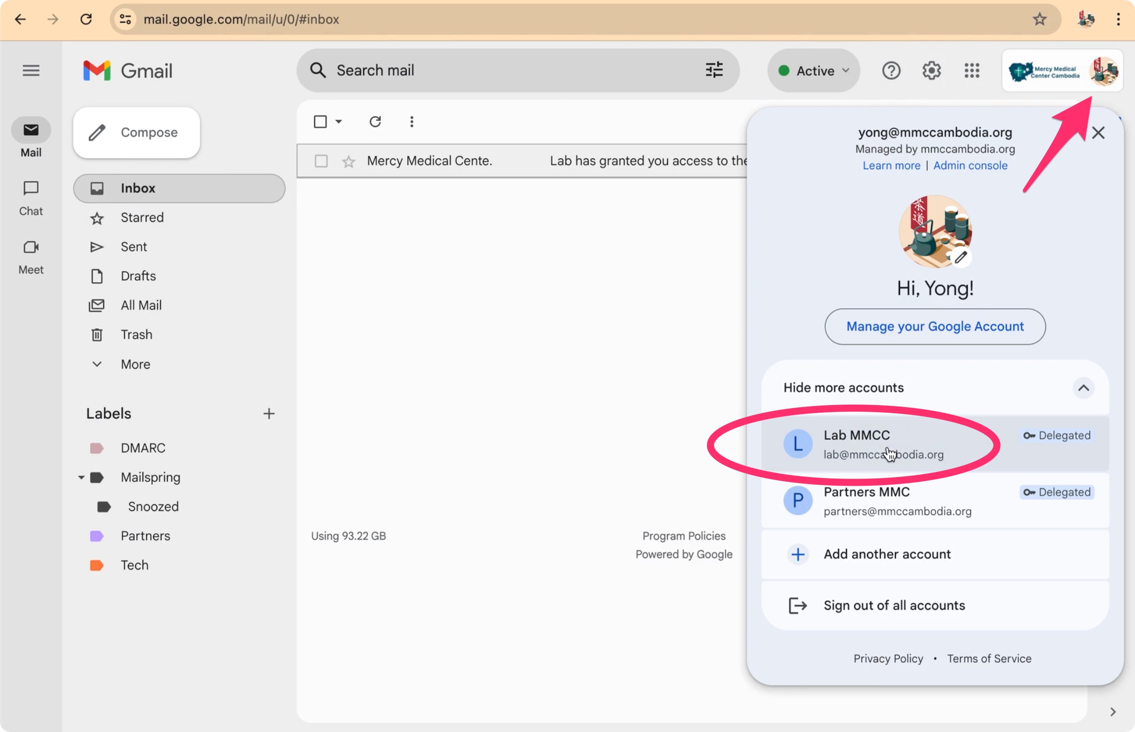 Switch user Switch user